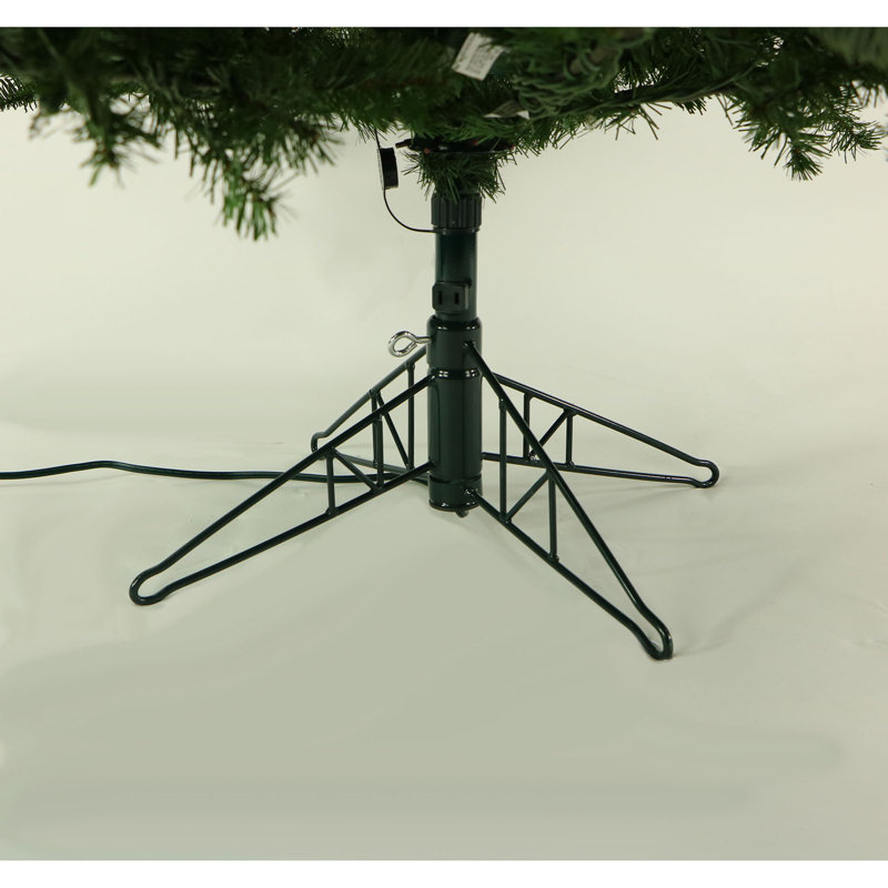 Fraser Hill Farm 9-Ft. Foxtail Pine Christmas Tree with Dual Multicolor & Warm White LED Lights