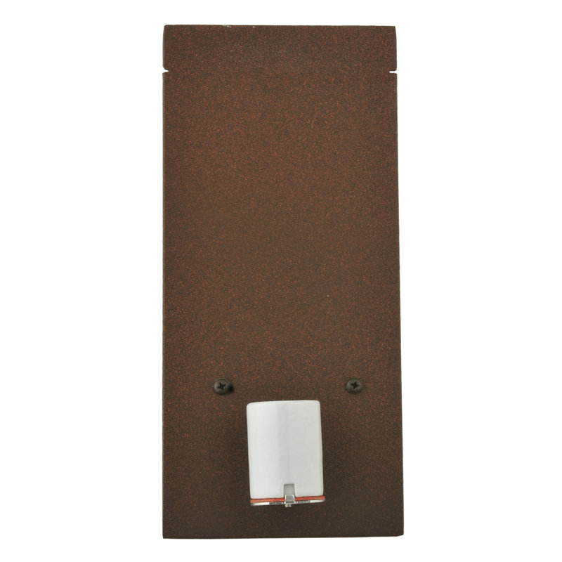 Rustic Silver 1-Light Direct Wired Energy Star Sconce