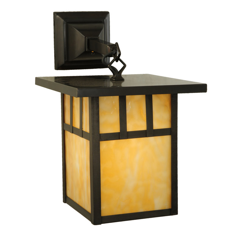 Brown 1-Light Medium Base Wall Sconce
