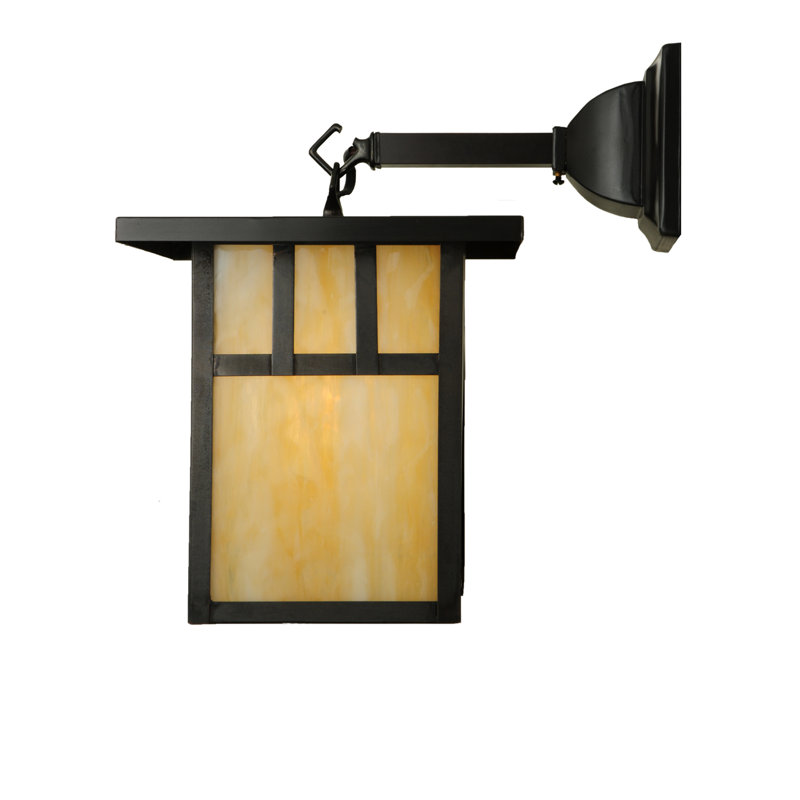 Brown 1-Light Medium Base Wall Sconce
