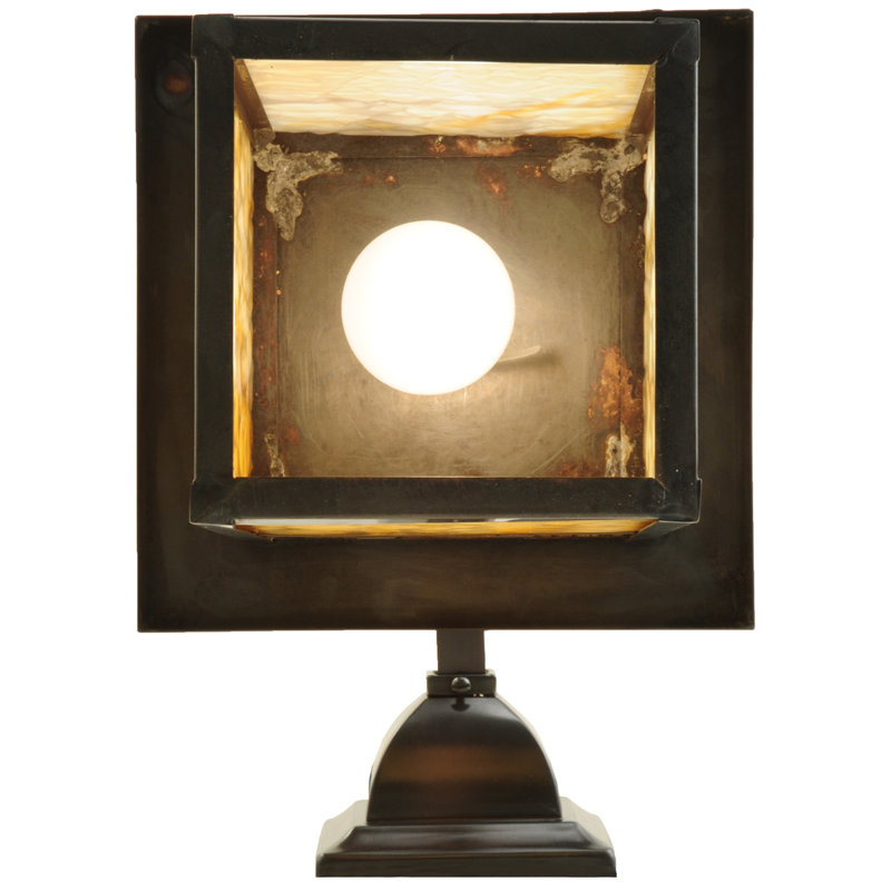 Brown 1-Light Medium Base Wall Sconce