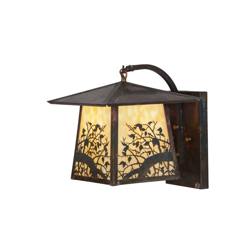 Adirondack Vintage Copper 13" Dimmable Apple Branch Sconce