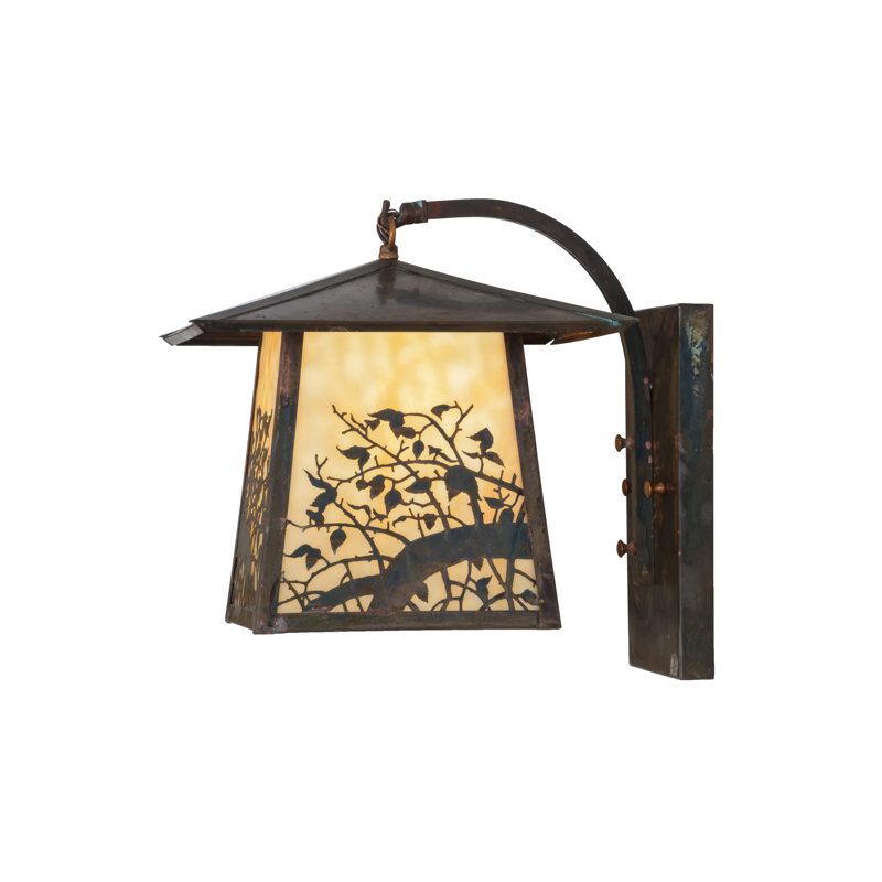 Adirondack Vintage Copper 13" Dimmable Apple Branch Sconce