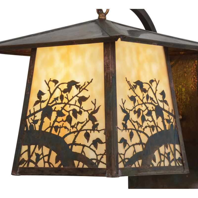 Adirondack Vintage Copper 13" Dimmable Apple Branch Sconce