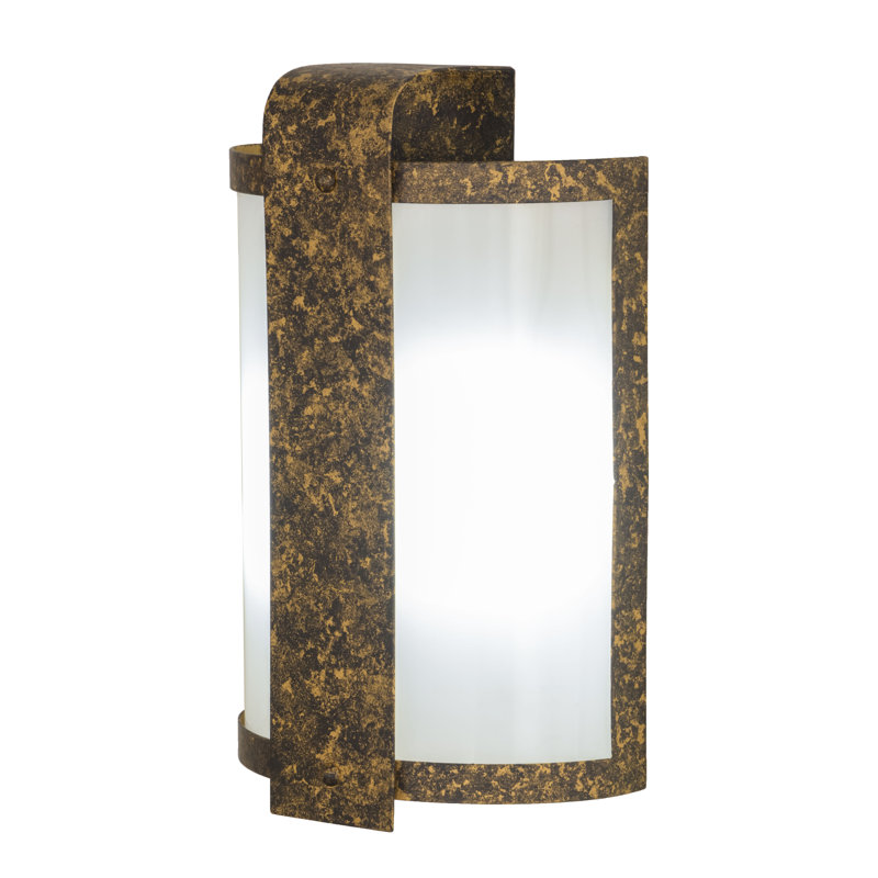Eli Old Gold Iron 2-Light Dimmable Wall Sconce