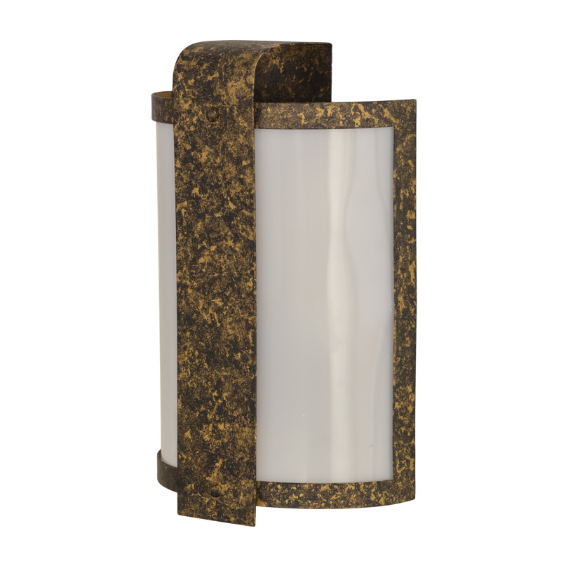 Eli Old Gold Iron 2-Light Dimmable Wall Sconce