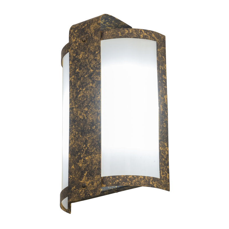 Eli Old Gold Iron 2-Light Dimmable Wall Sconce