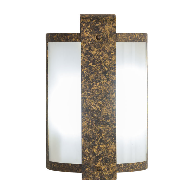 Eli Old Gold Iron 2-Light Dimmable Wall Sconce