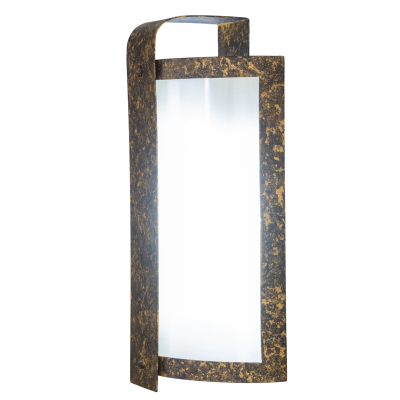 Eli Old Gold Iron 2-Light Dimmable Wall Sconce
