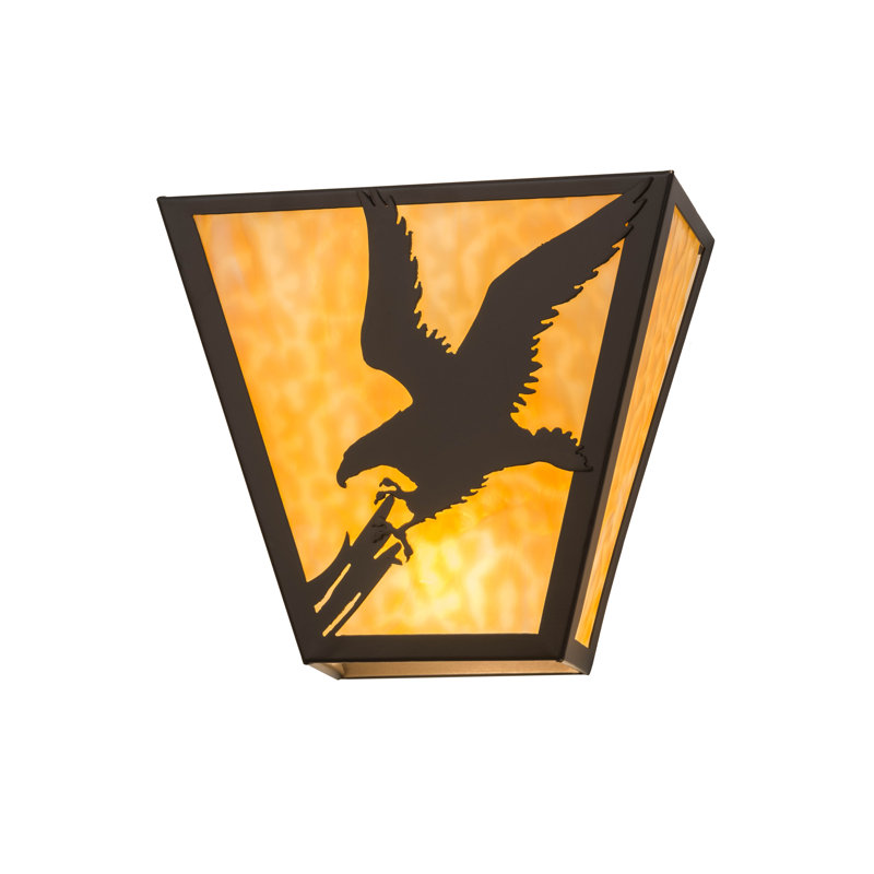 Timeless Bronze 11.5'' North Woods Eagle Wall Sconce