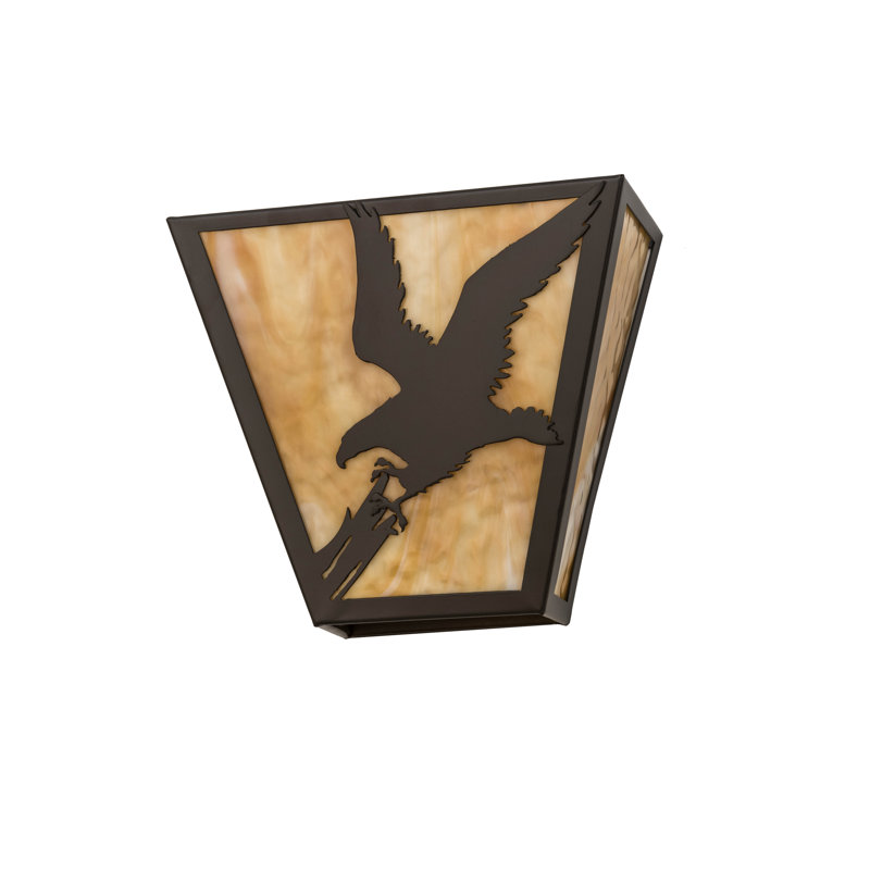 Timeless Bronze 11.5'' North Woods Eagle Wall Sconce