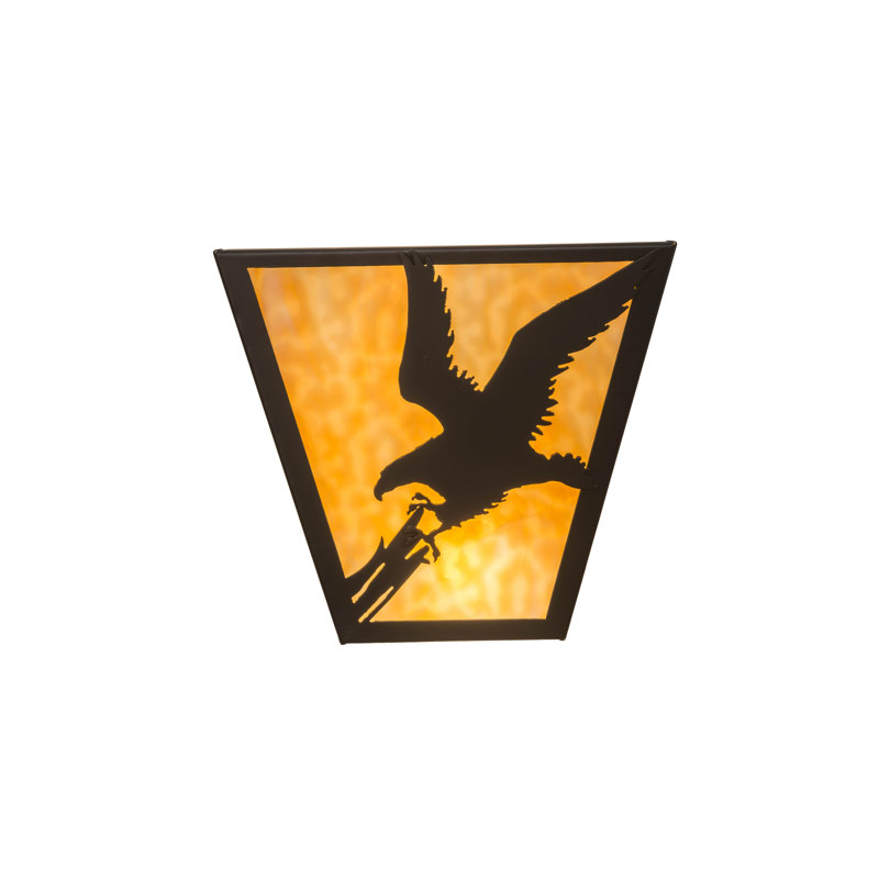 Timeless Bronze 11.5'' North Woods Eagle Wall Sconce