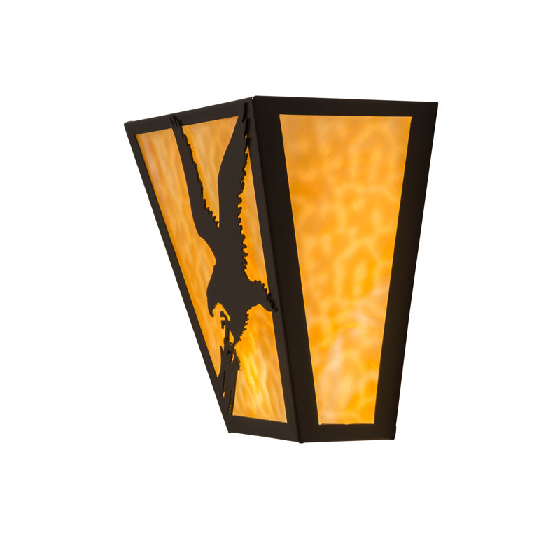 Timeless Bronze 11.5'' North Woods Eagle Wall Sconce