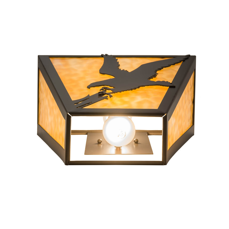 Timeless Bronze 11.5'' North Woods Eagle Wall Sconce