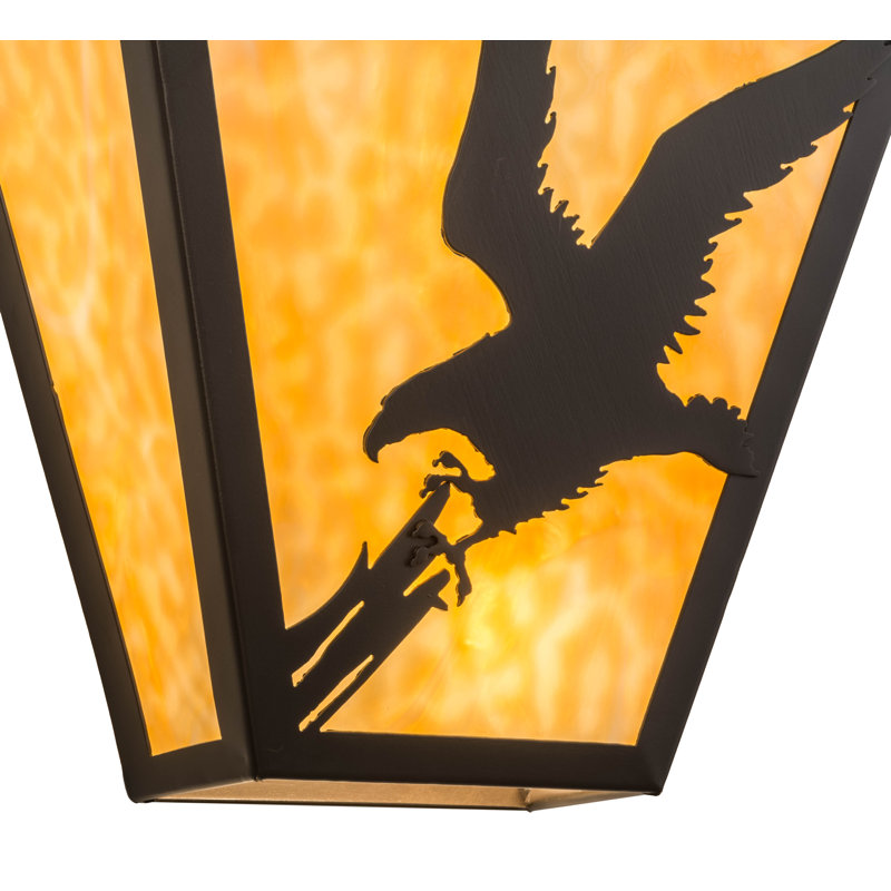 Timeless Bronze 11.5'' North Woods Eagle Wall Sconce