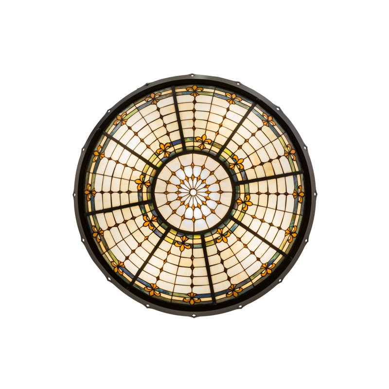 Timeless Bronze 40" Glass LED Indoor/Outdoor Pendant