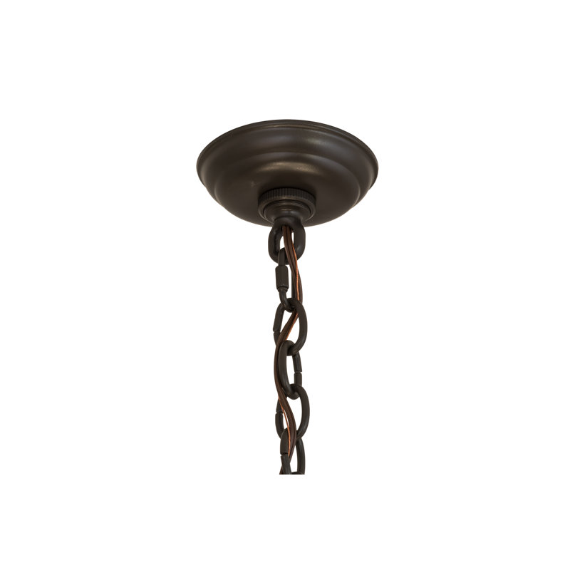 Timeless Bronze 40" Glass LED Indoor/Outdoor Pendant