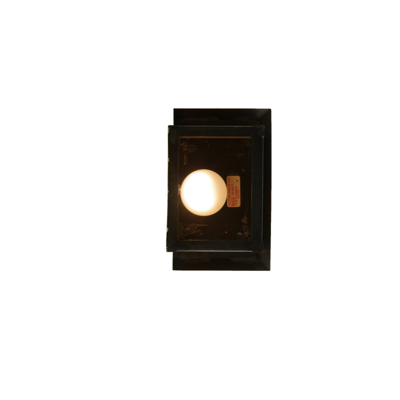 Seneca Song Bird 1-Light Black Solid Brass Sconce