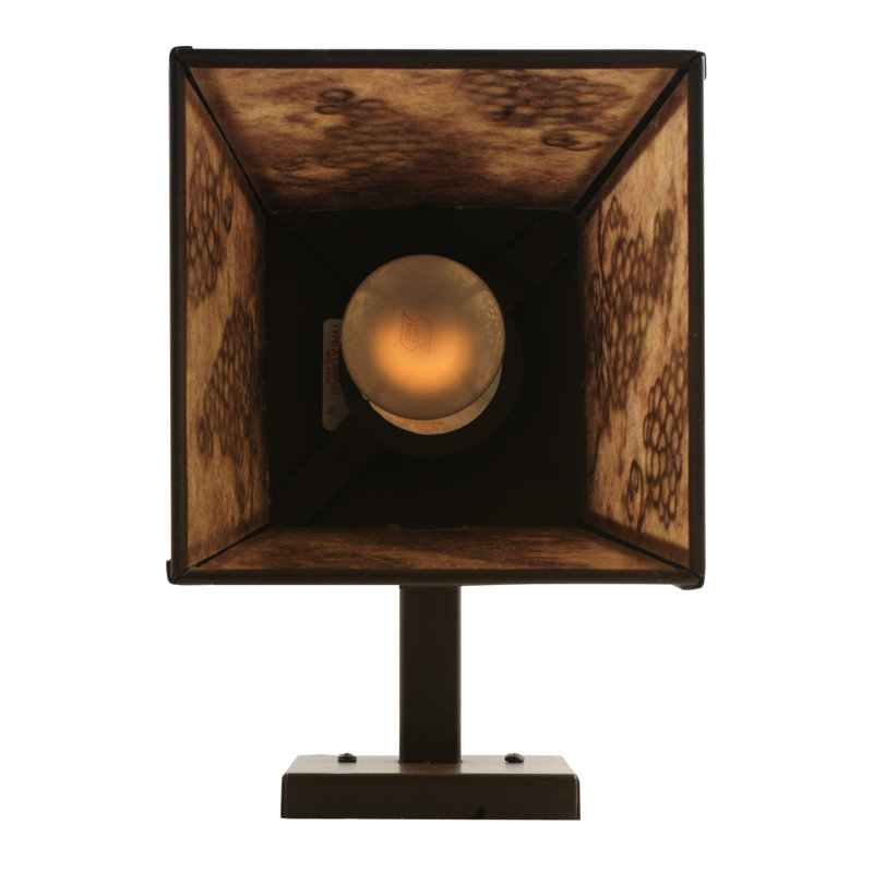 Cafe Noir 1-Light Silver Mica Grapes Vanity Sconce