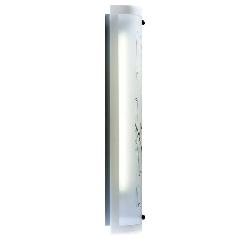 Metro Fusion 1-Light Dimmable Black Energy Star Wall Sconce