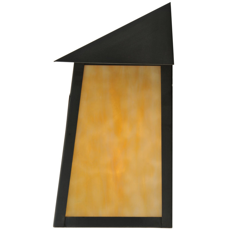 Brown Direct Wired Electric 1-Light Sconce