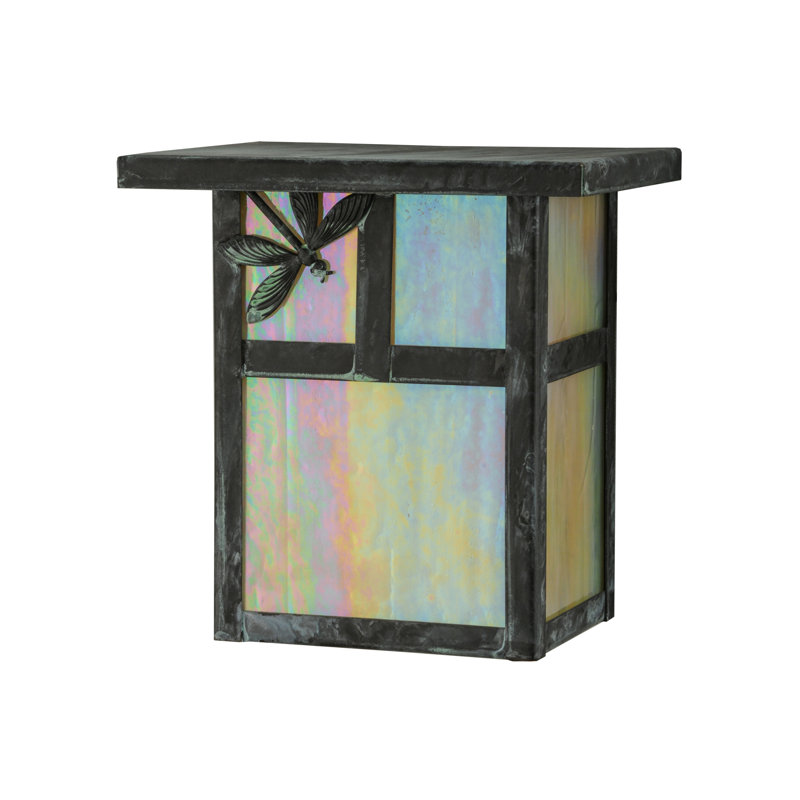 Bronze Dragonfly Mission Lodge 1-Light Dimmable Sconce
