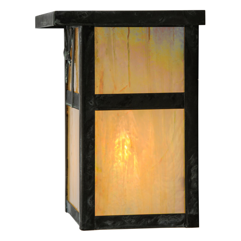Bronze Dragonfly Mission Lodge 1-Light Dimmable Sconce