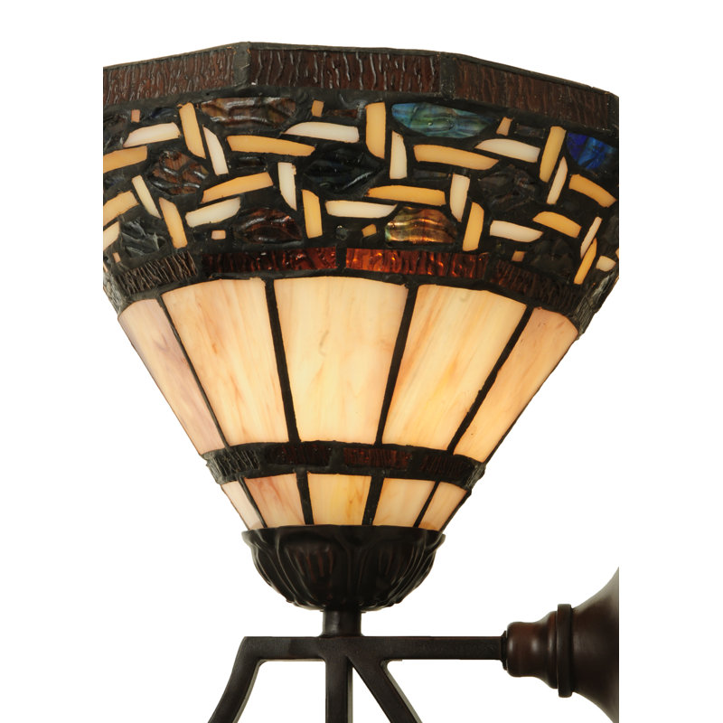 Ilona 18" Bronze and Black 1-Light Wall Sconce