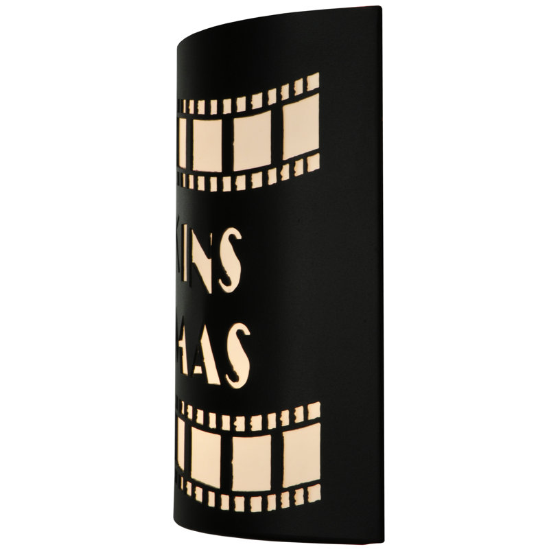 Tinseltown Textured Black Dual-Light Energy Star Wall Sconce