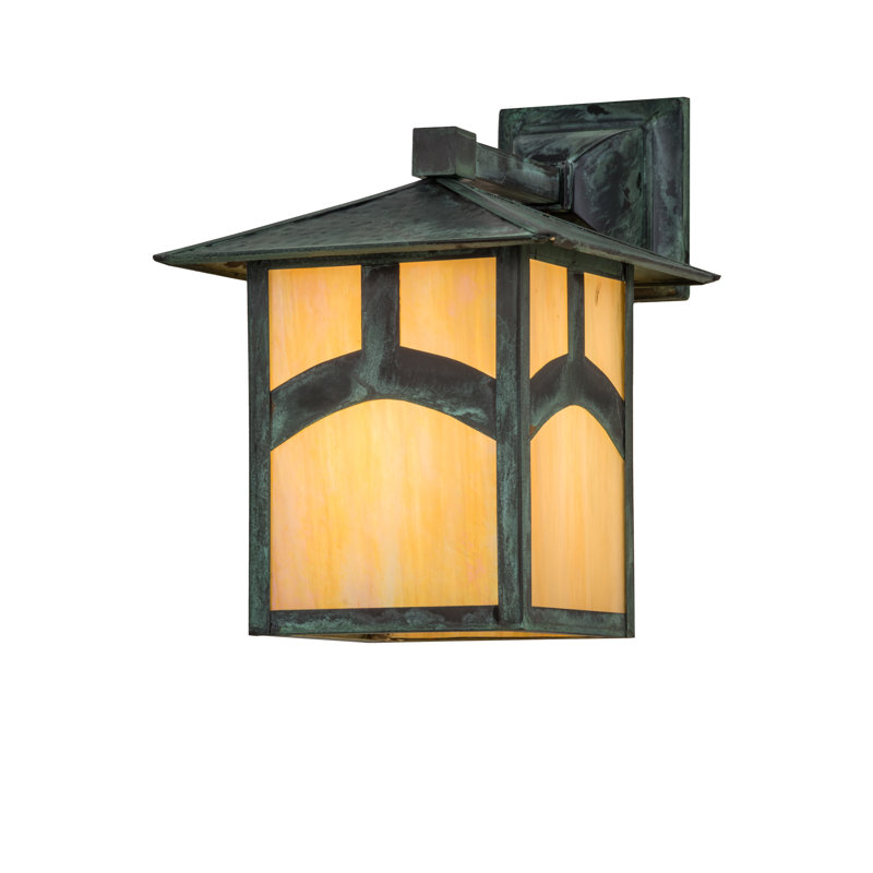 Craftsman 12" White Energy Star Outdoor Wall Lantern