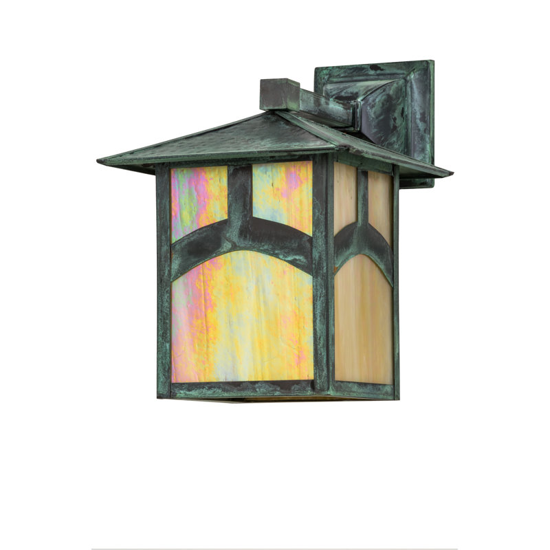Craftsman 12" White Energy Star Outdoor Wall Lantern