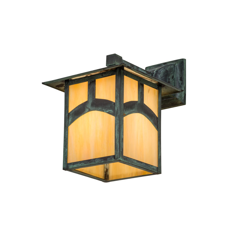 Craftsman 12" White Energy Star Outdoor Wall Lantern