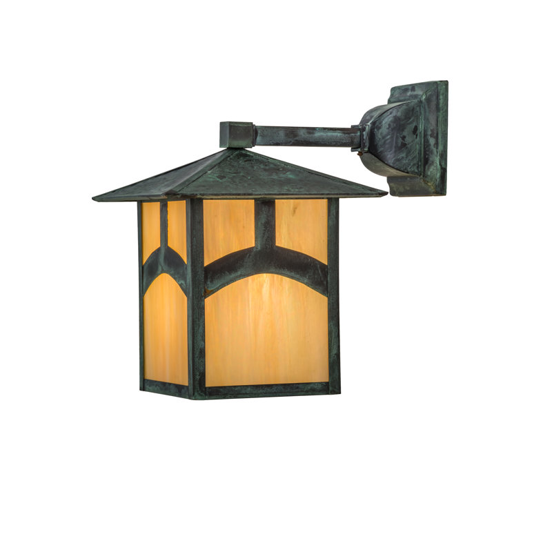 Craftsman 12" White Energy Star Outdoor Wall Lantern
