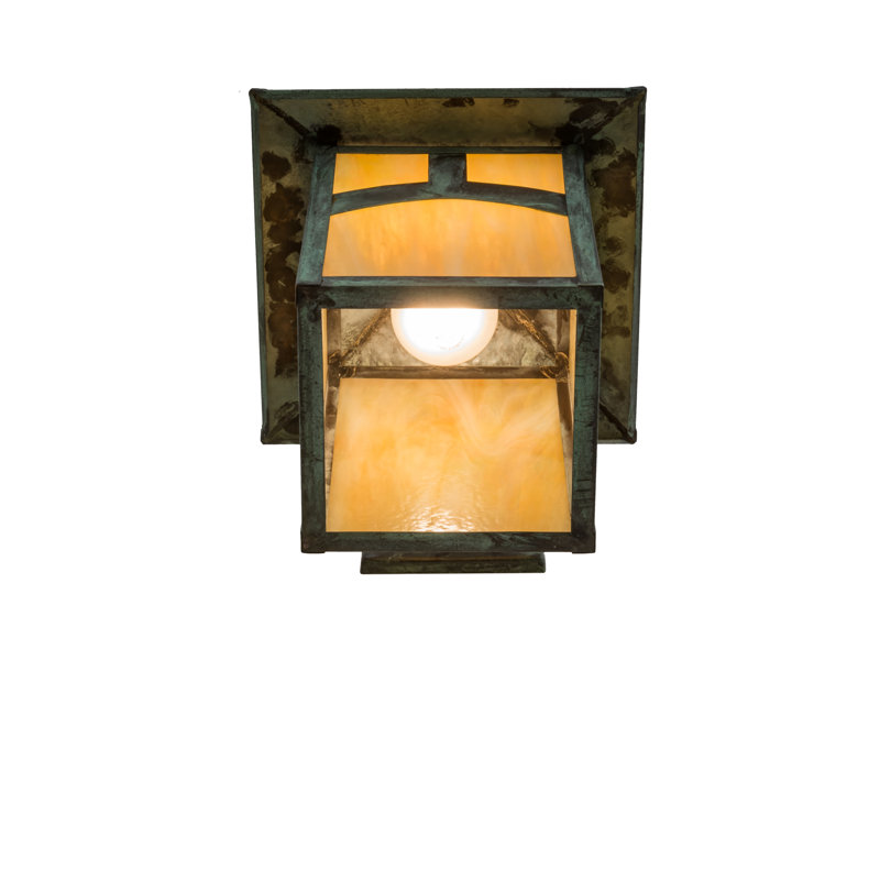 Craftsman 12" White Energy Star Outdoor Wall Lantern