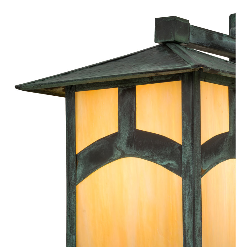 Craftsman 12" White Energy Star Outdoor Wall Lantern