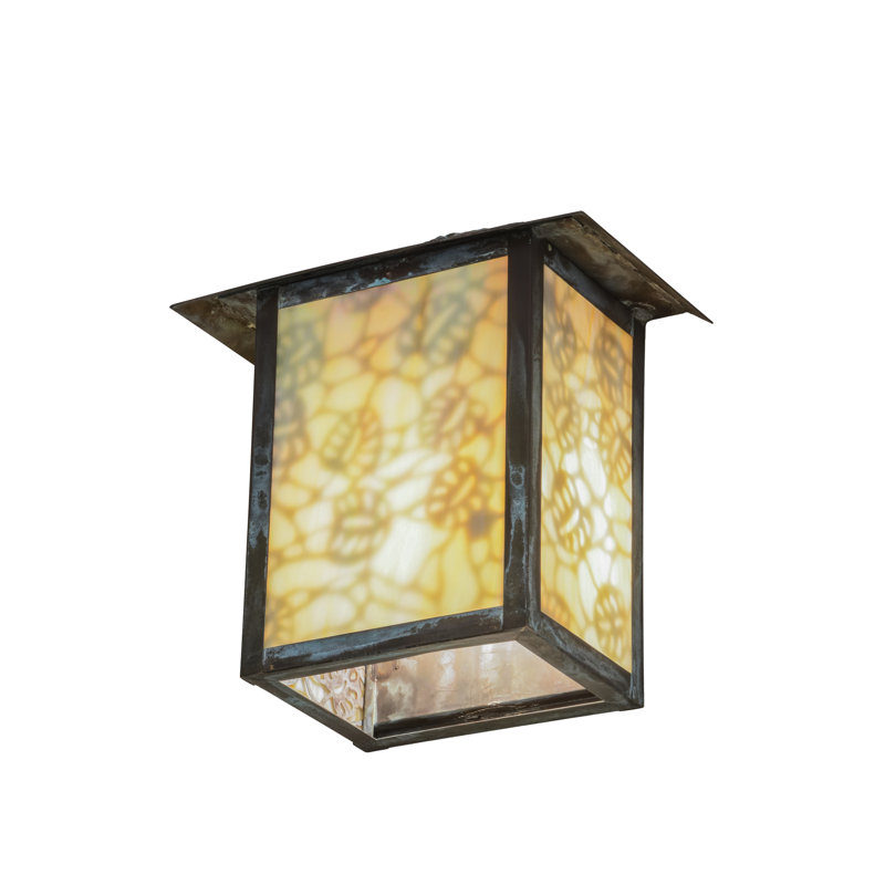 Seneca 10.5'' Verdigris Dragonfly and Lotus Leaf Brass Wall Sconce