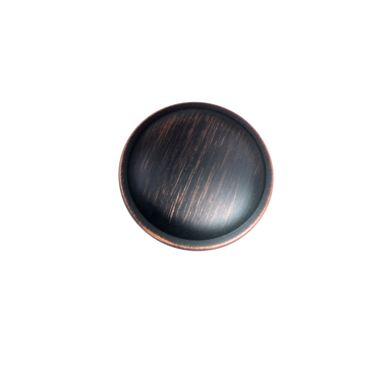 Oil Rubbed Bronze Traditional Round Cabinet Knob 10-Pack