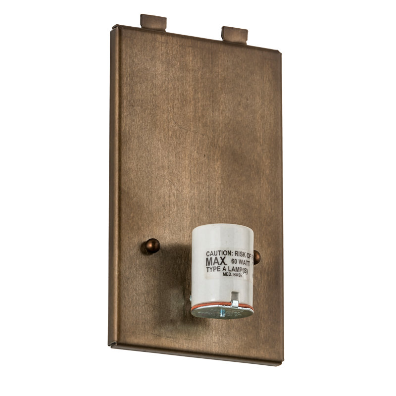 Antique Copper 12" Outdoor Dimmable Wall Sconce