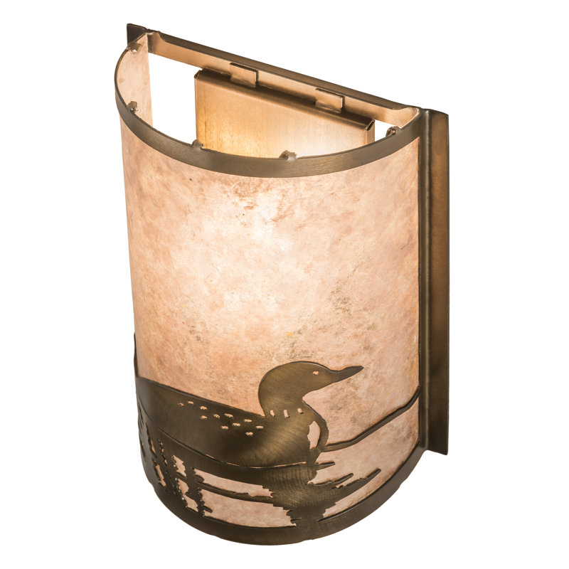 Antique Copper 12" Outdoor Dimmable Wall Sconce