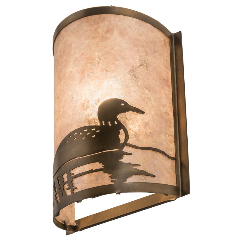 Antique Copper 12" Outdoor Dimmable Wall Sconce