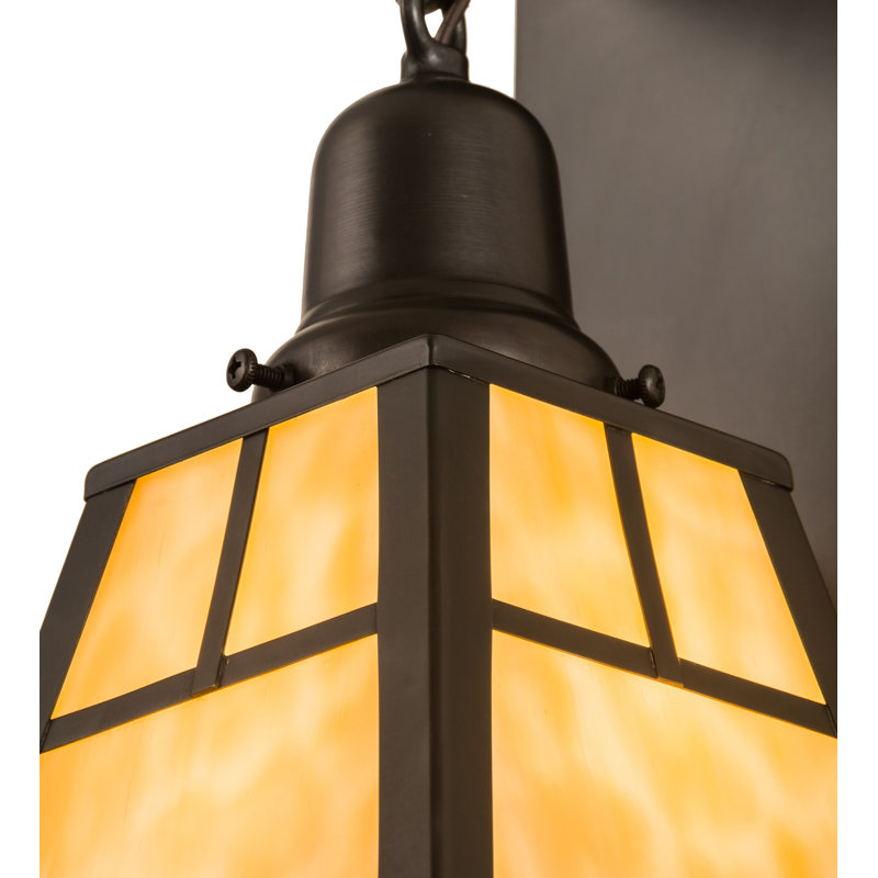 Handcrafted Solid Brass 1-Light Outdoor Wall Sconce