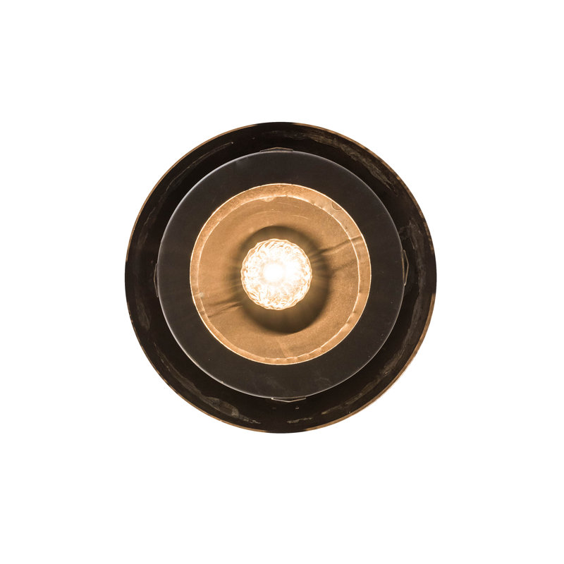 Craftsman Brown Glass LED Indoor/Outdoor Lantern Pendant