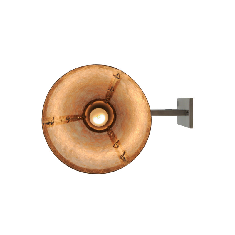 Mission Cantilever 1-Light Nickel Energy Star Wall Sconce