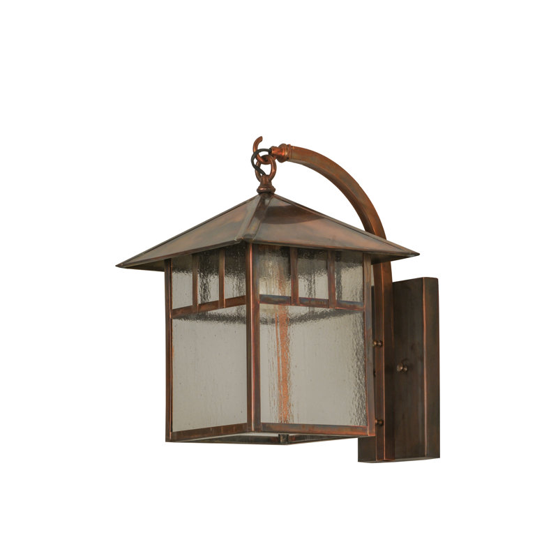 Seneca Double Bar Mission 1-Light Solid Brass Sconce