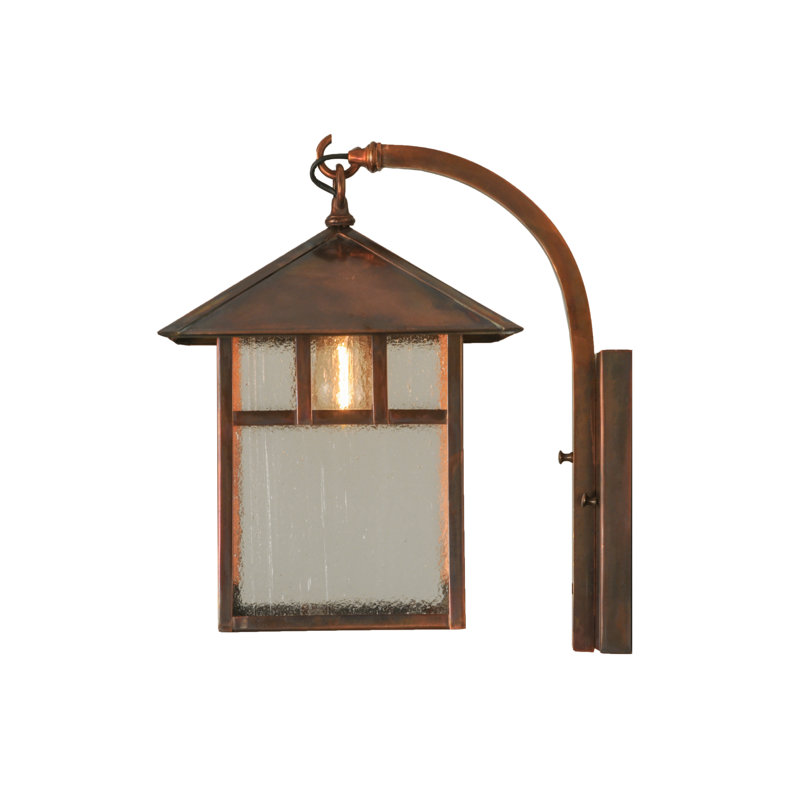 Seneca Double Bar Mission 1-Light Solid Brass Sconce