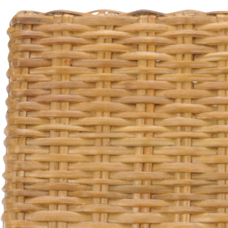 Parsons Transitional Honey Oak Cane Side Chair
