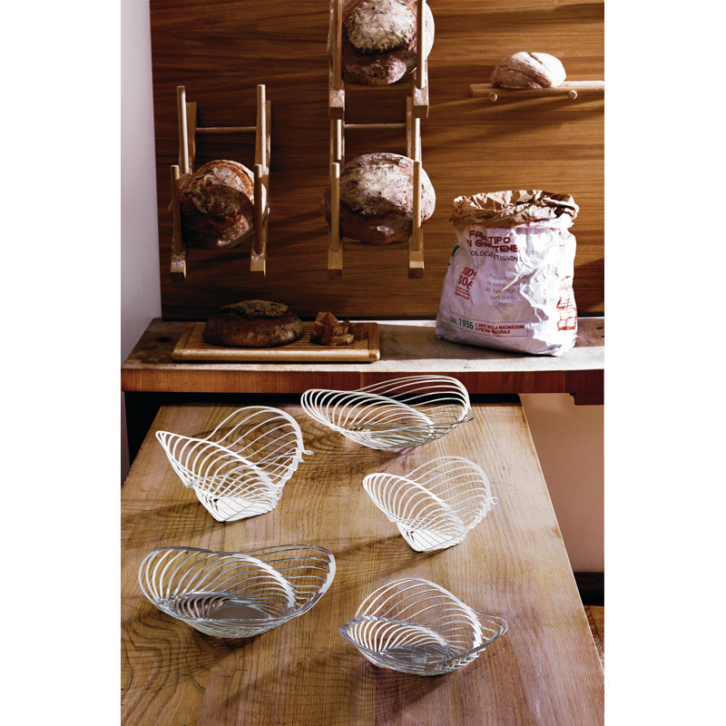 Large Stainless Steel Concentric Design Table Centerpiece