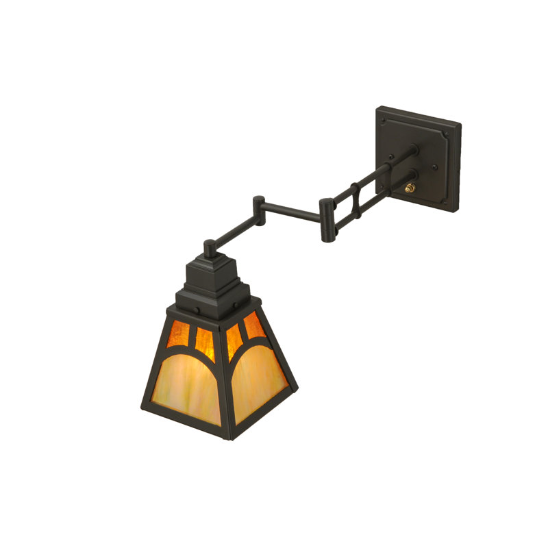 Mission Hill Adjustable Swing Arm Sconce in Timeless Bronze