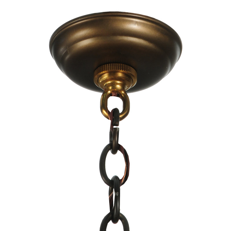 Majestic Oak Leaf 11-Light Antique Copper Chandelier with Ivory Acorn
