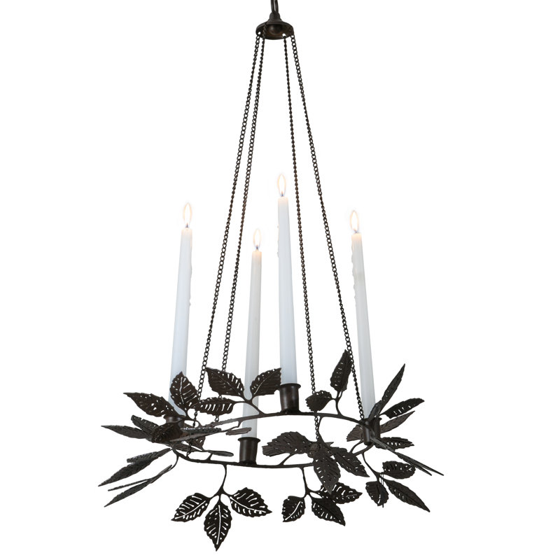 Rustic Brown Glass LED Pendant Light
